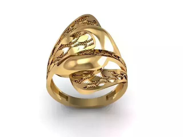 Ring21 butterfly ring gold