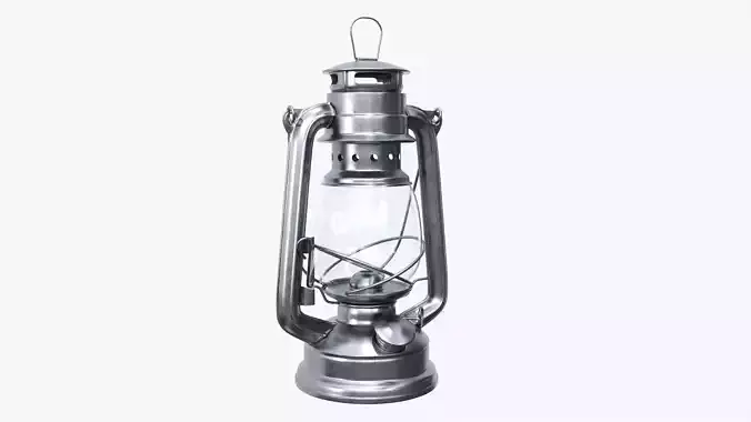 Old kerosene metal lamp 03