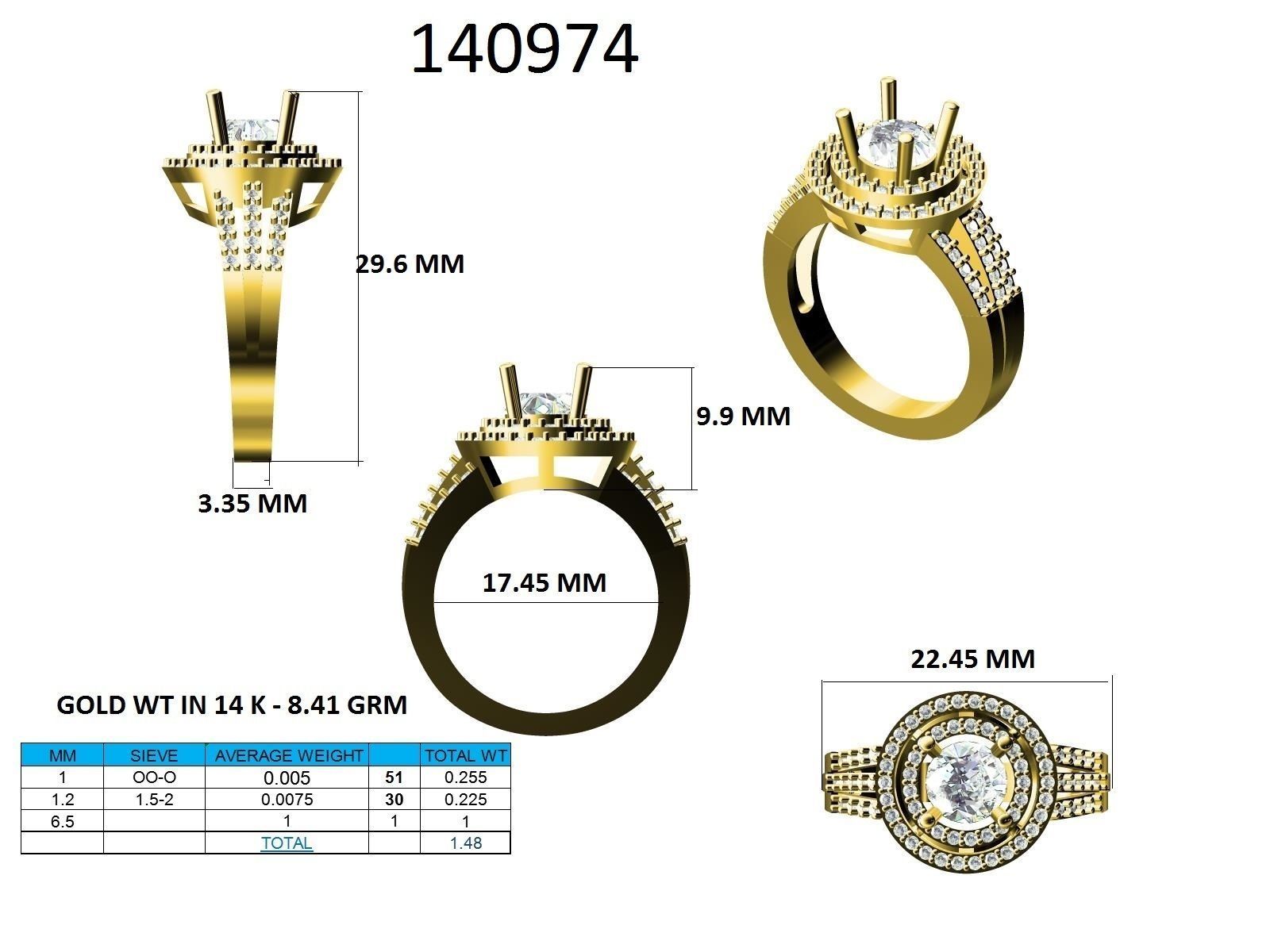 Ring - 140974 3D print model_12