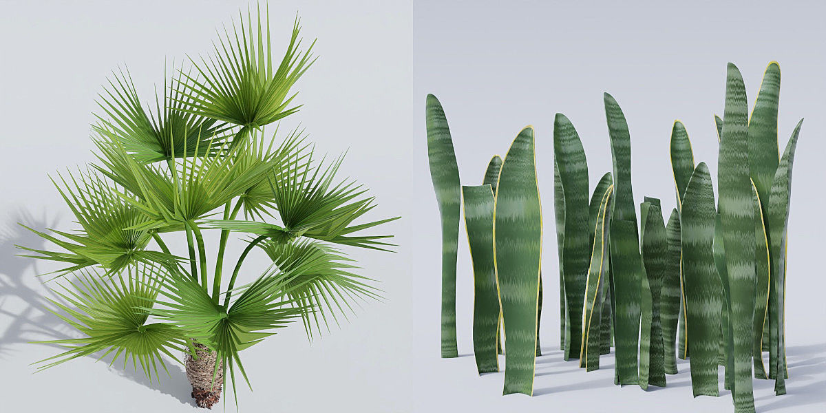 Luxcore Garden Package 3D model_7