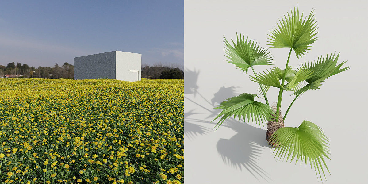 Luxcore Garden Package 3D model_13