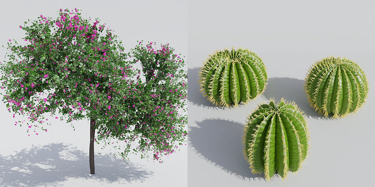 Luxcore Garden Package 3D model_4