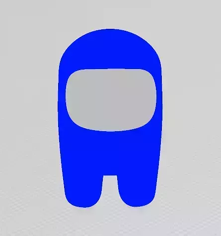 Among Us Character Blue