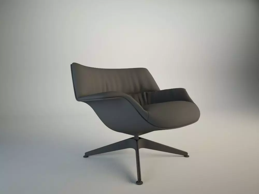 office chair  Free 3D model_0