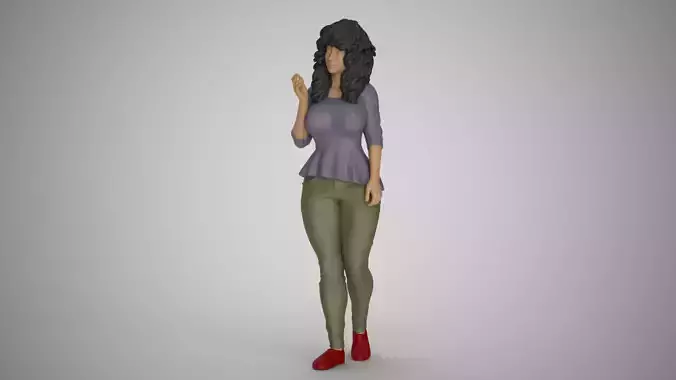 Girl Approach with Mercy