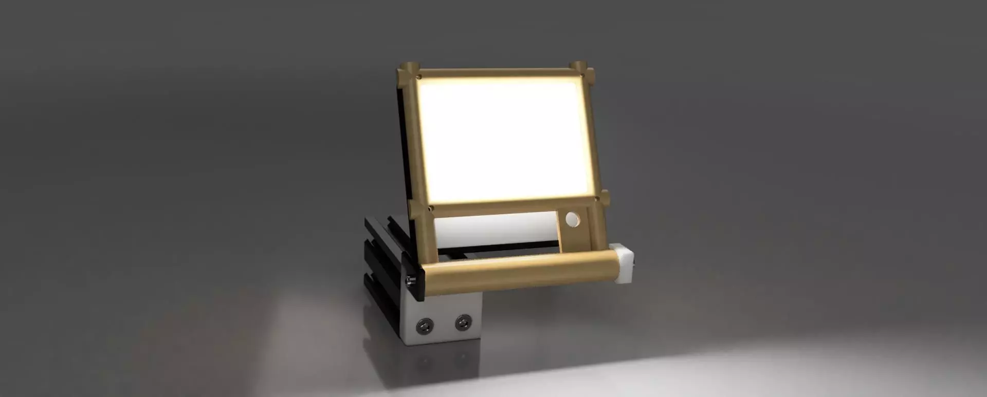 Bamboo Style Screen Mount LCD12864 3D print model_0