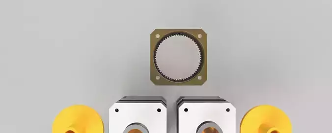 Repurpose Press Fit Pulley Motors for 8MM Shaft or 20T Pulley 3D print model