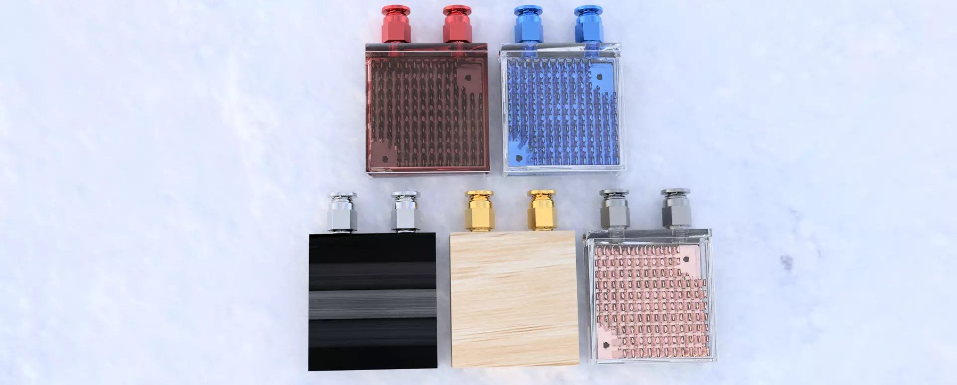 Recycle 40mm Heatsinks Repurposing for Water Cooling 3D print model_0
