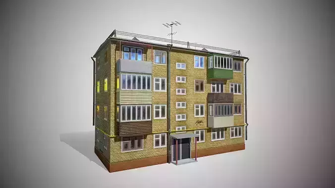 Soviet Four-storey house