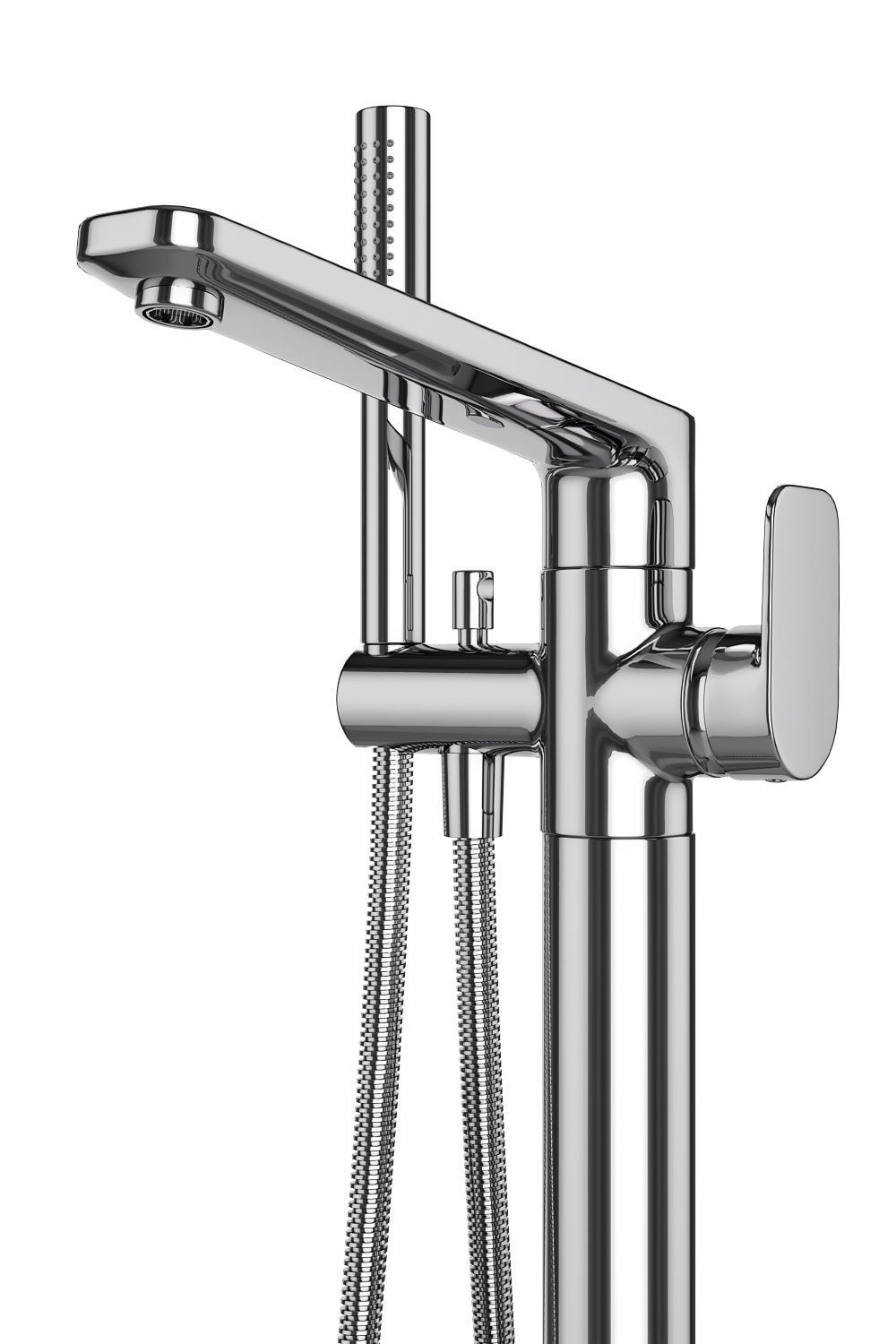 Free standing bath mixers Grohe and Ideal standard set 131 3D model_6