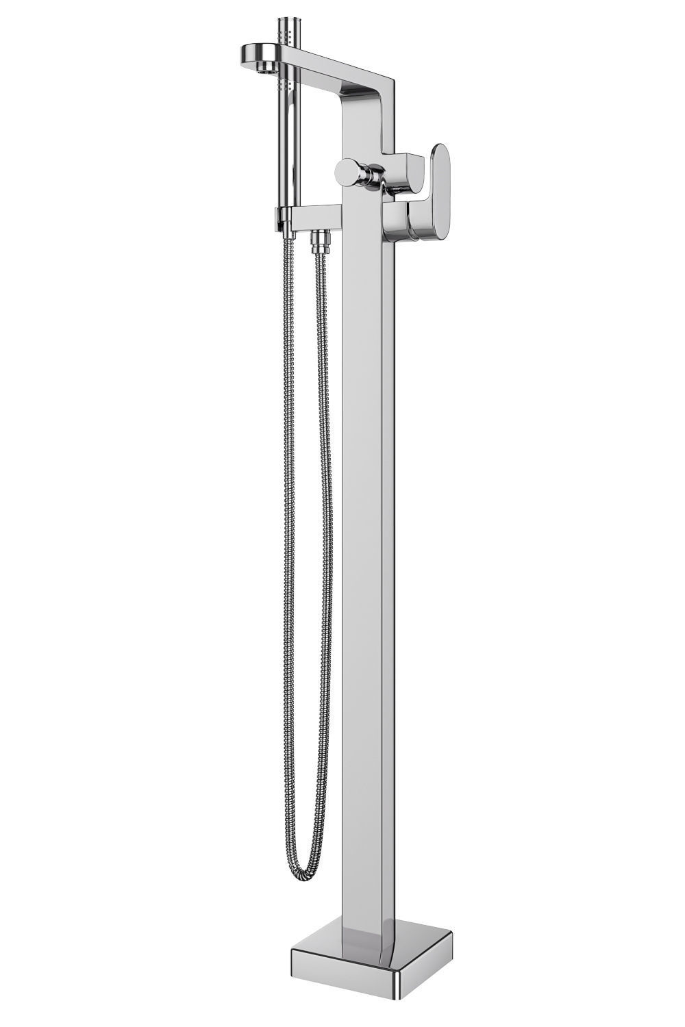 Free standing bath mixers Grohe and Ideal standard set 131 3D model_5