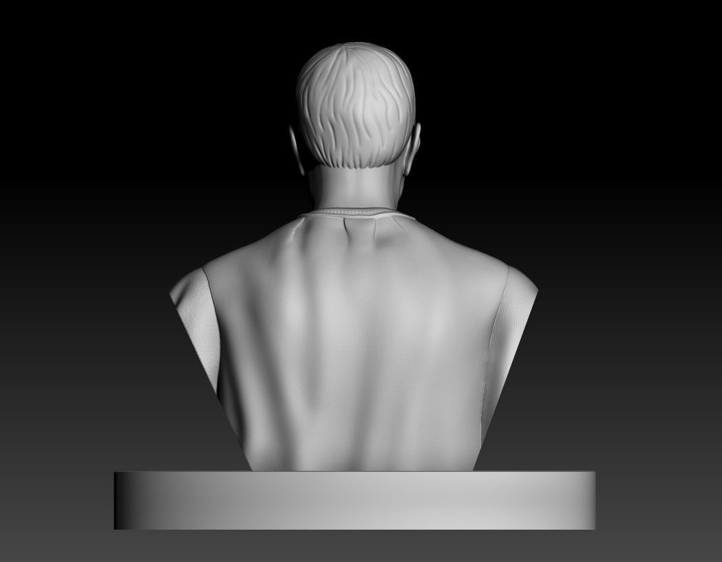 Niccolo Machiavelli 3d Model Sculpture 3D print model_4
