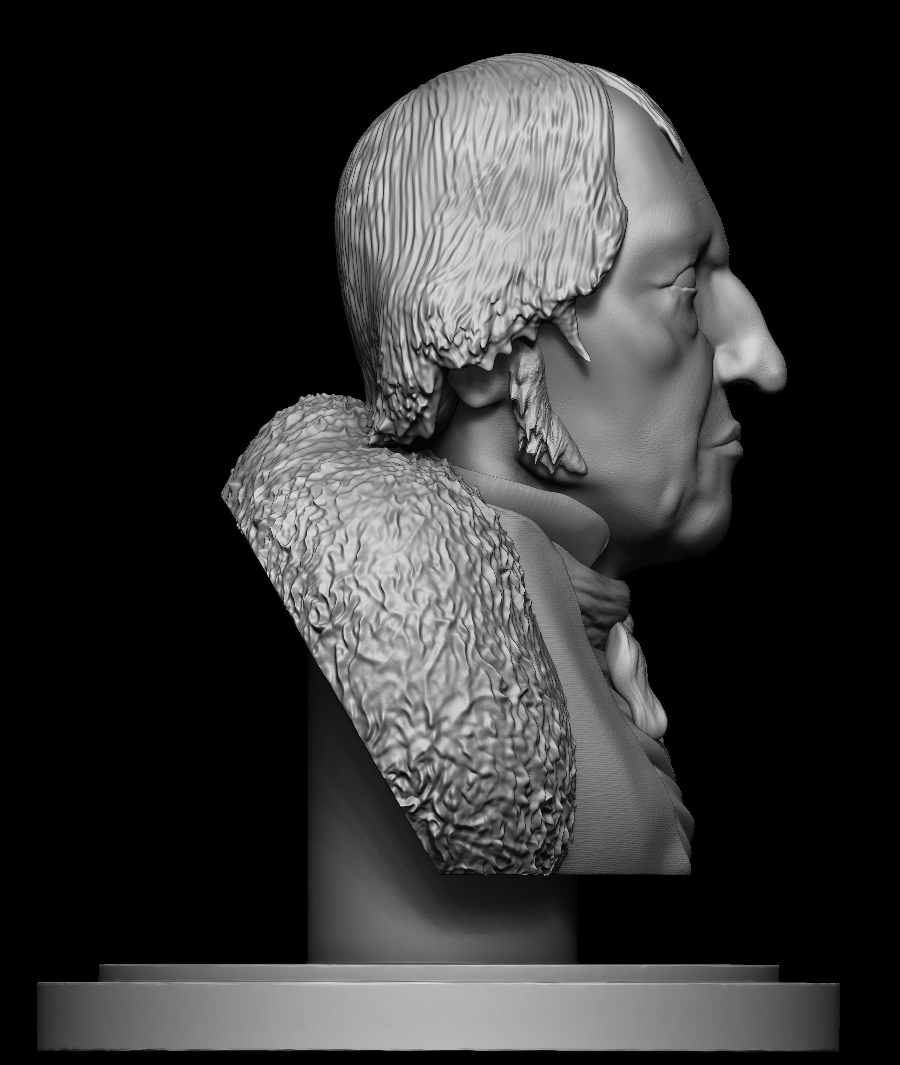 Georg Wilhelm Friedrich Hegel 3d Model Sculpture 3D print model_2
