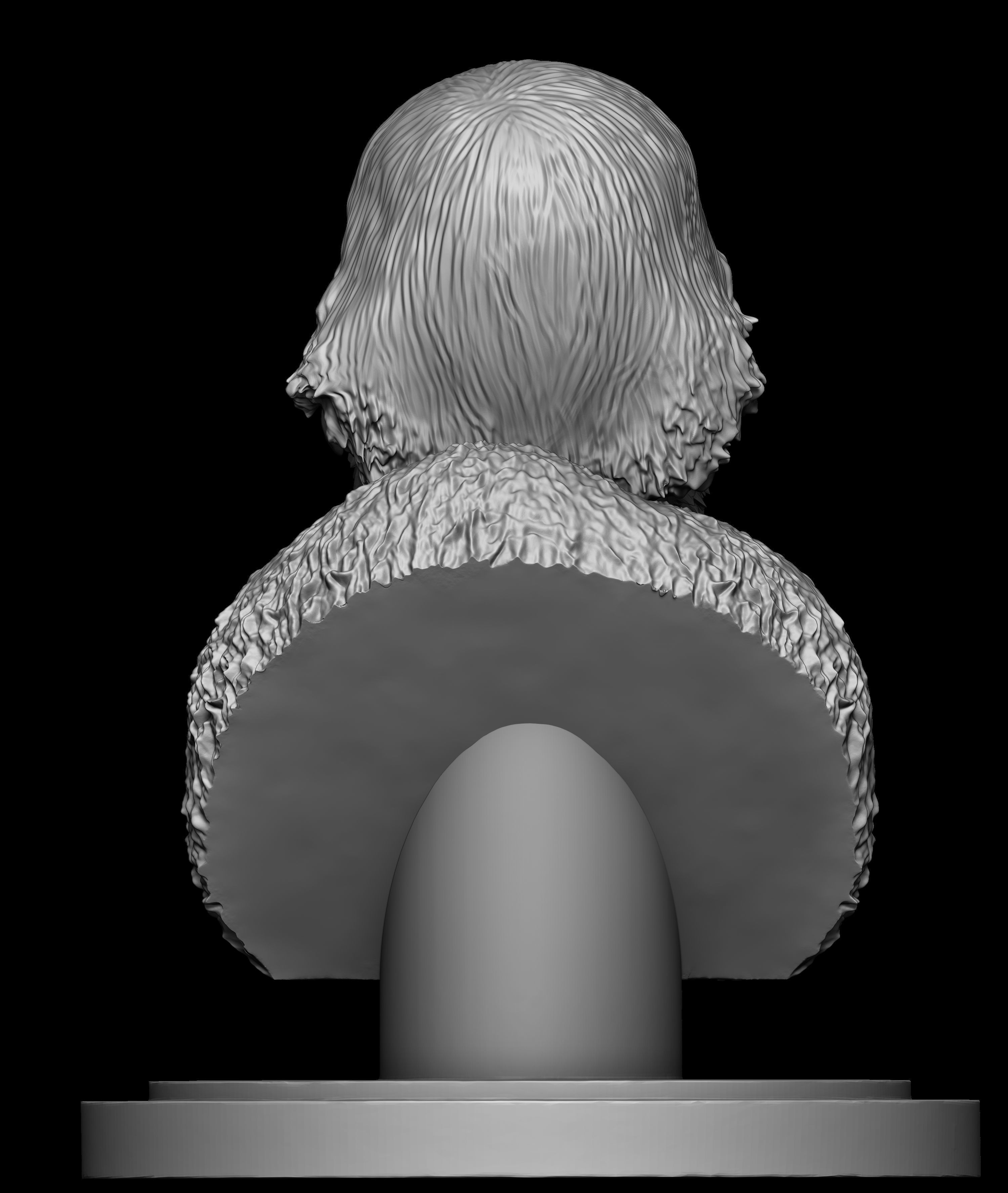 Georg Wilhelm Friedrich Hegel 3d Model Sculpture 3D print model_3