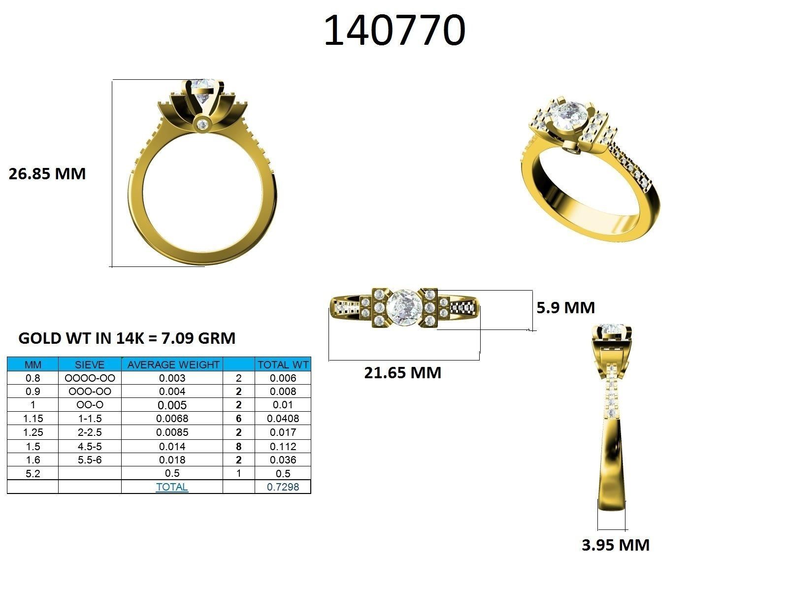 Ring - 140770 3D print model_12