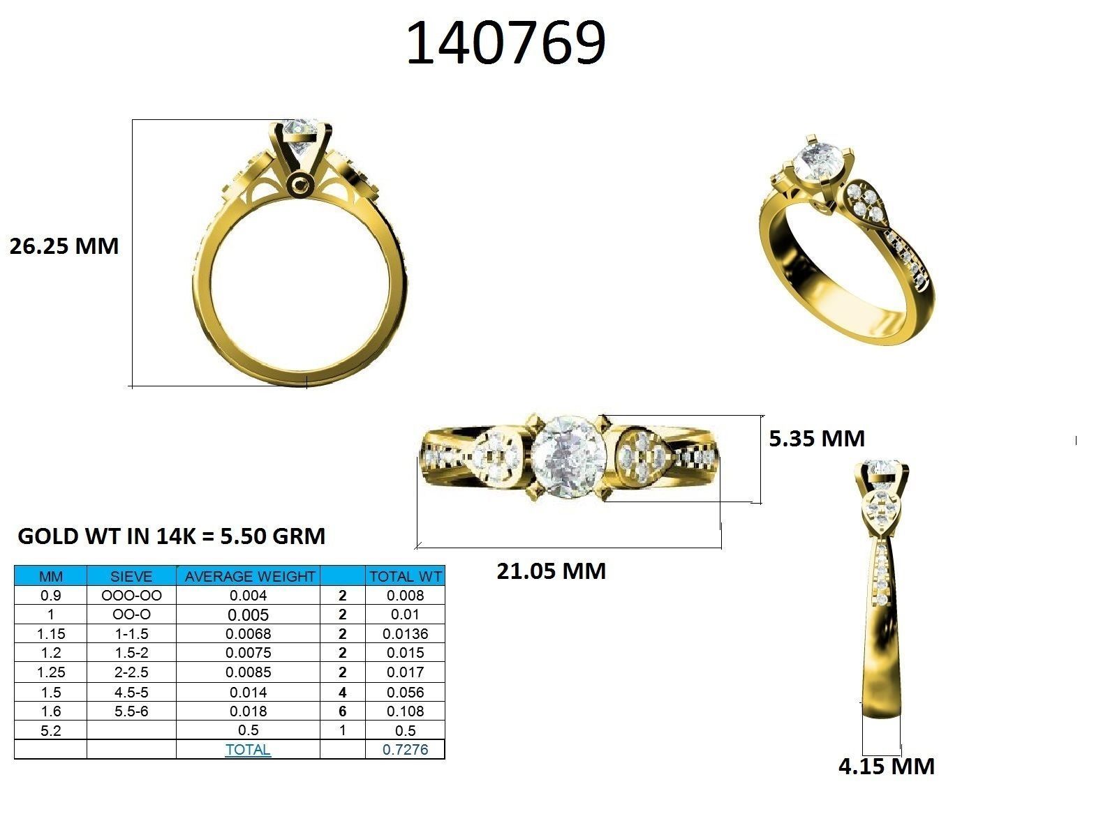 Ring - 140769 3D print model_12