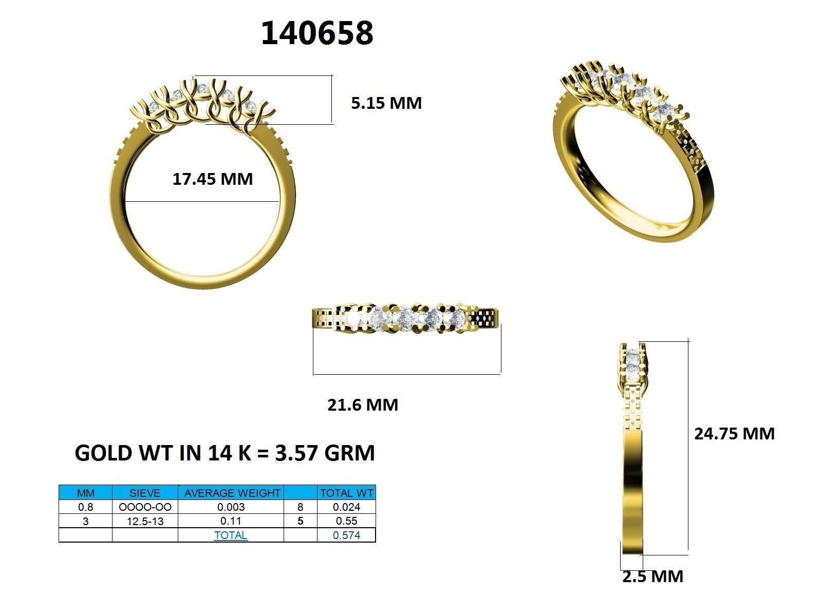 Ring - 140658 3D print model_12