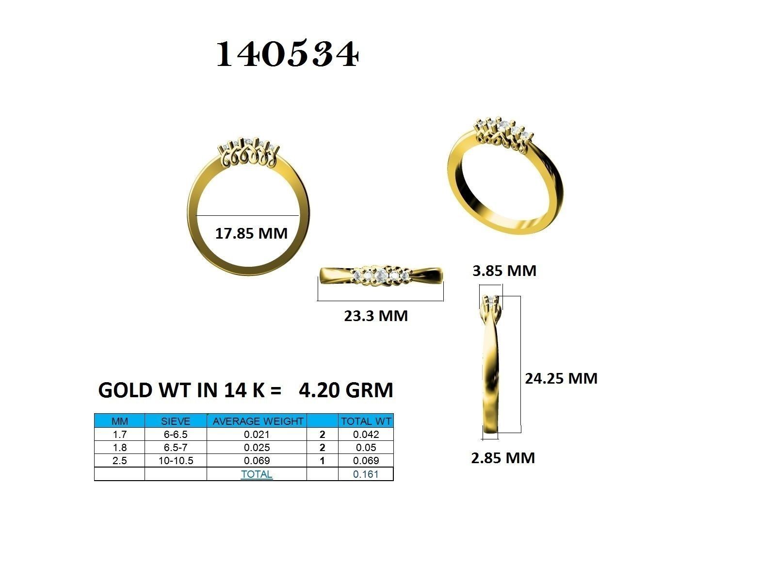Ring - 140534 3D print model_12