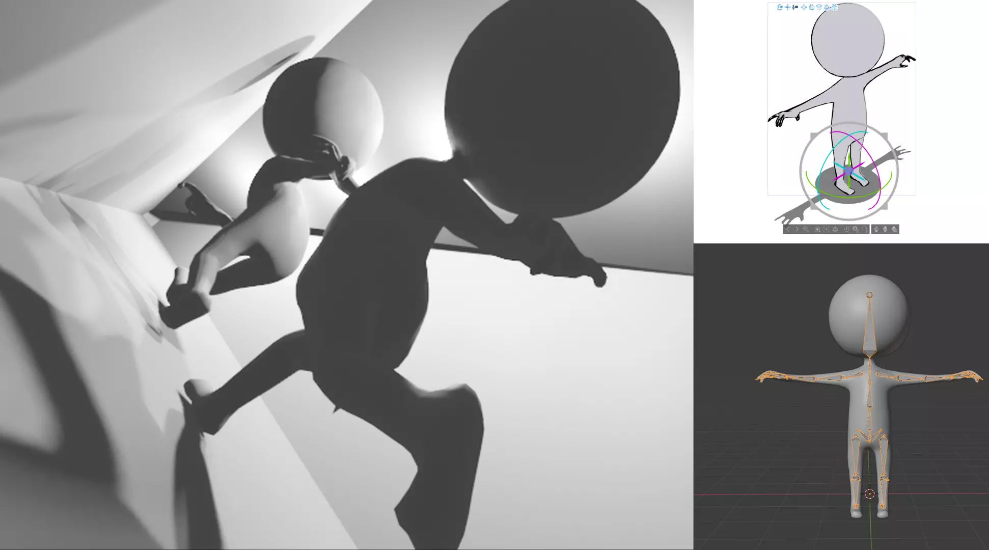 rigged homestuck hiveswap body model Free 3D model_0