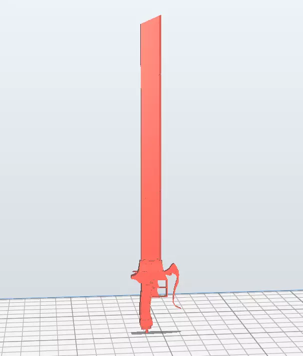 Sword from Attack On Titan 3D print model