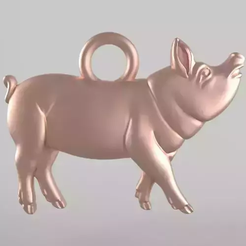 Pig pendant