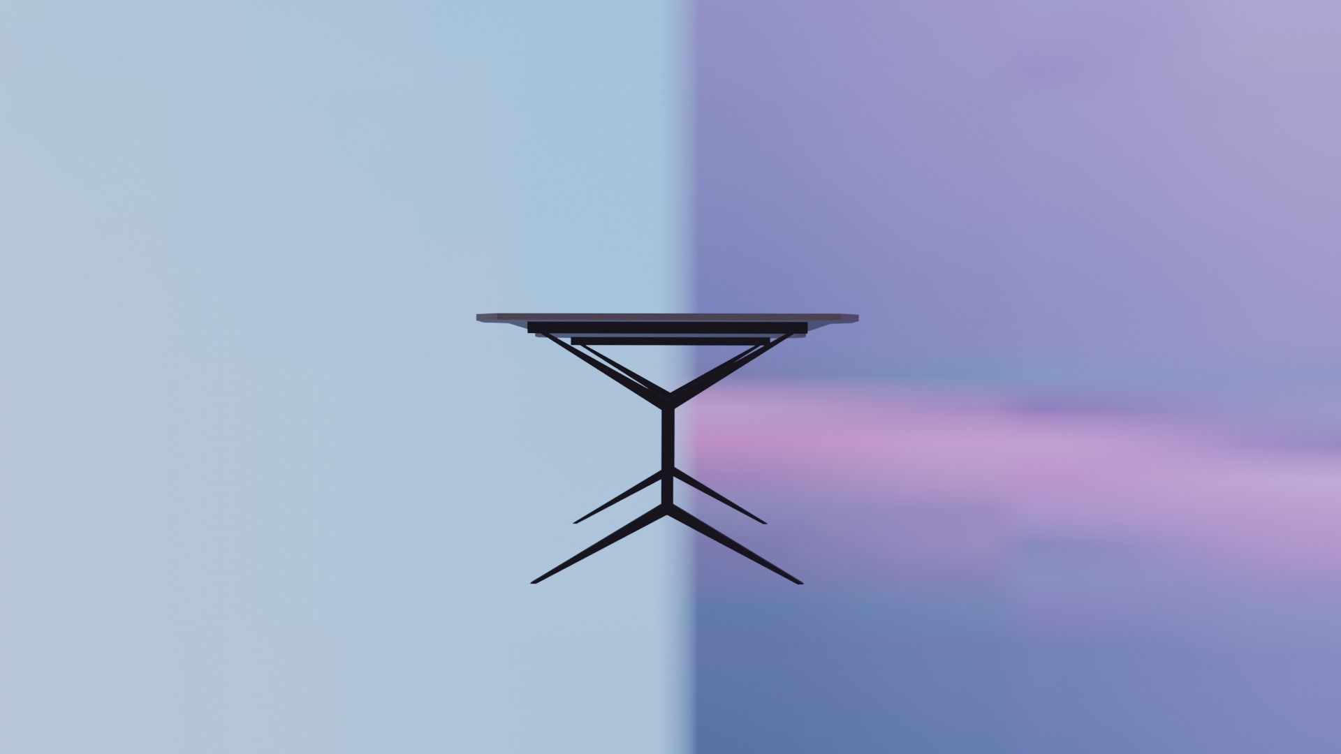 Player table Free 3D model_2