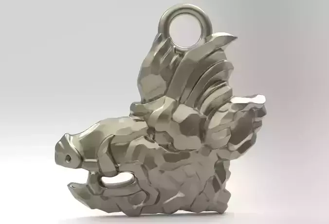 boar pendant
