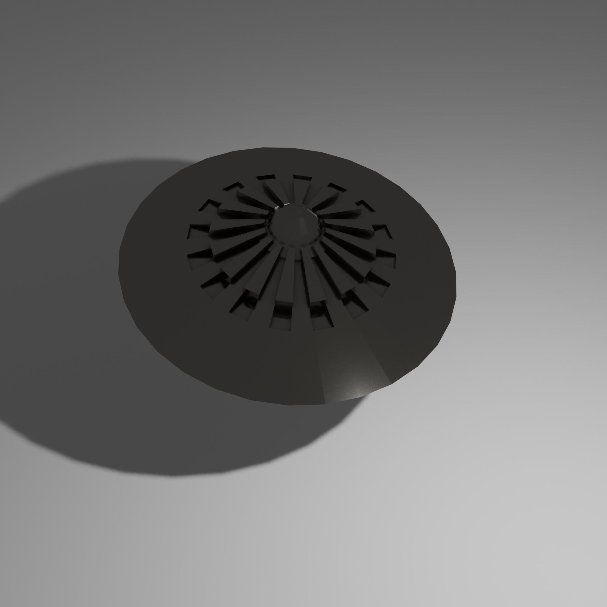 Mysterious UFO craft  3D model_3