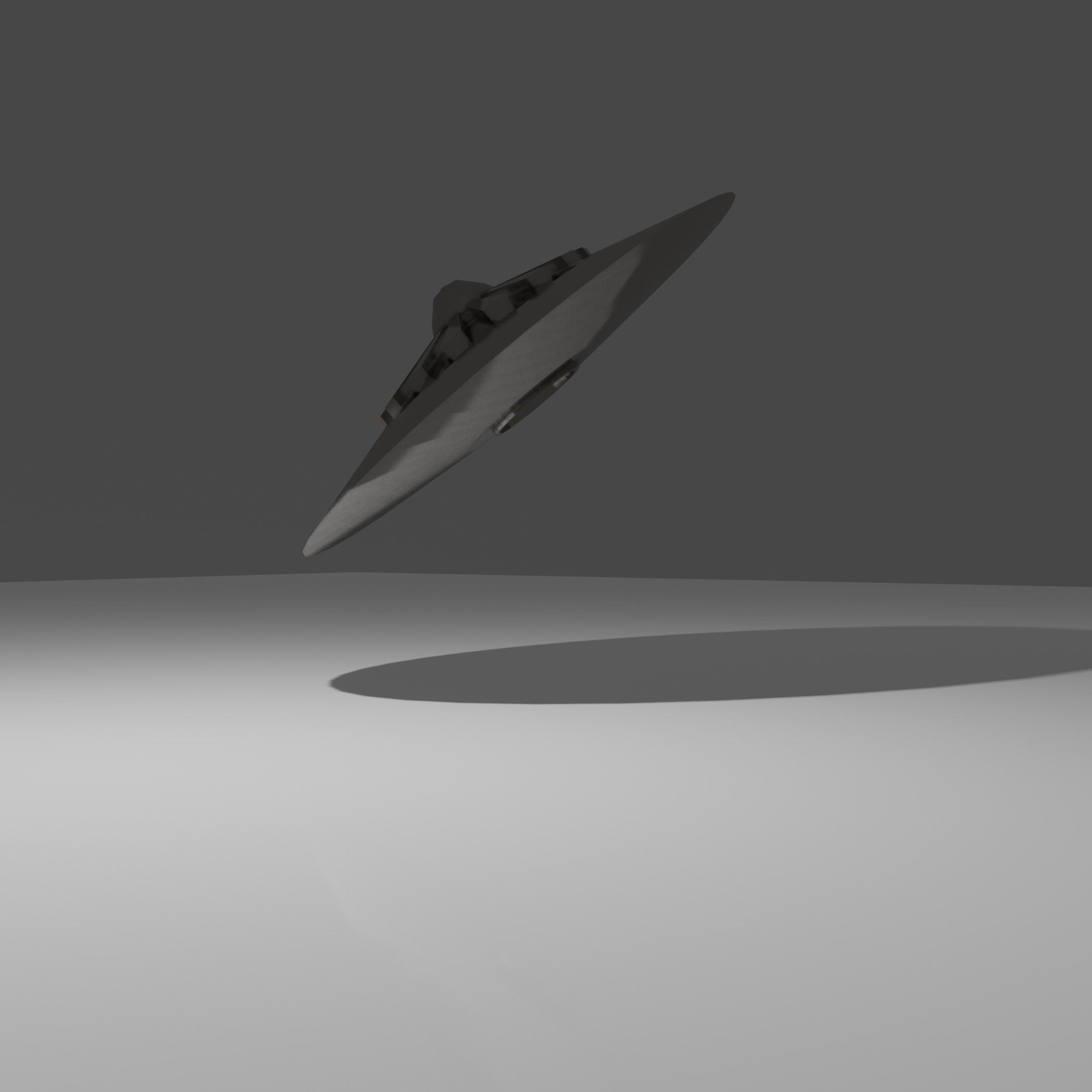 Mysterious UFO craft  3D model_4