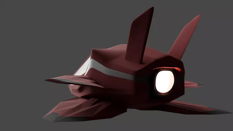 just a random spaceship Free 3D model