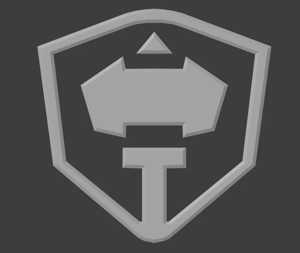 L-o-L Wild Rift - Roles Decoration - TANK 3D print model_0