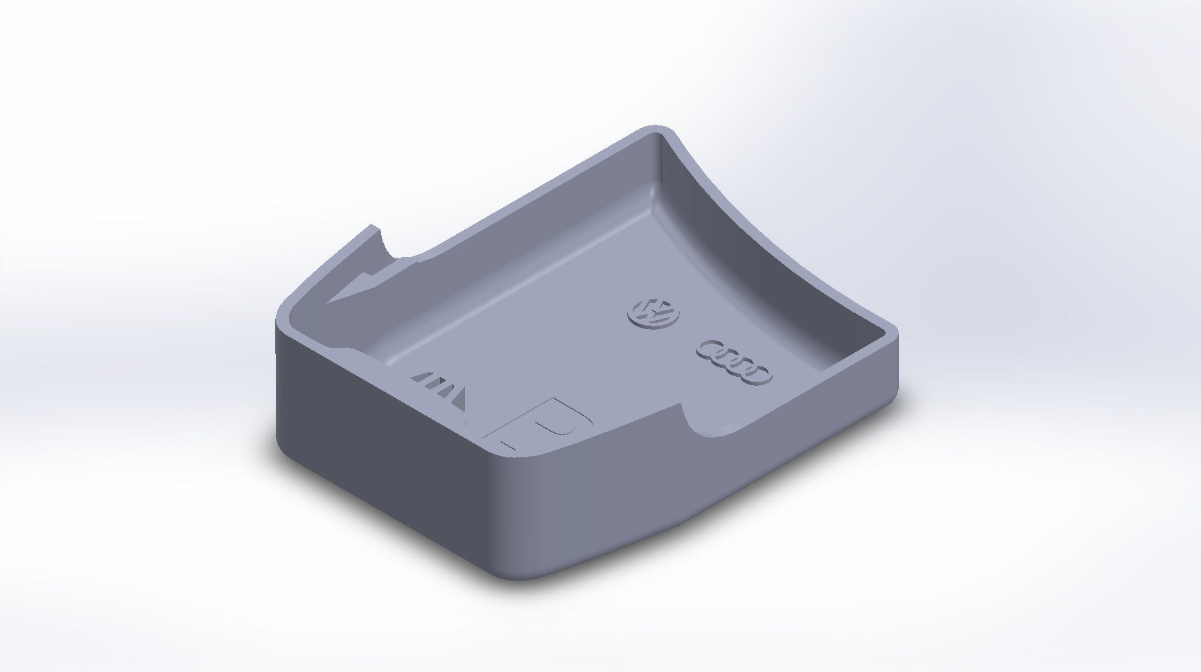 Golf 1 bumper ending Free 3D print model_1