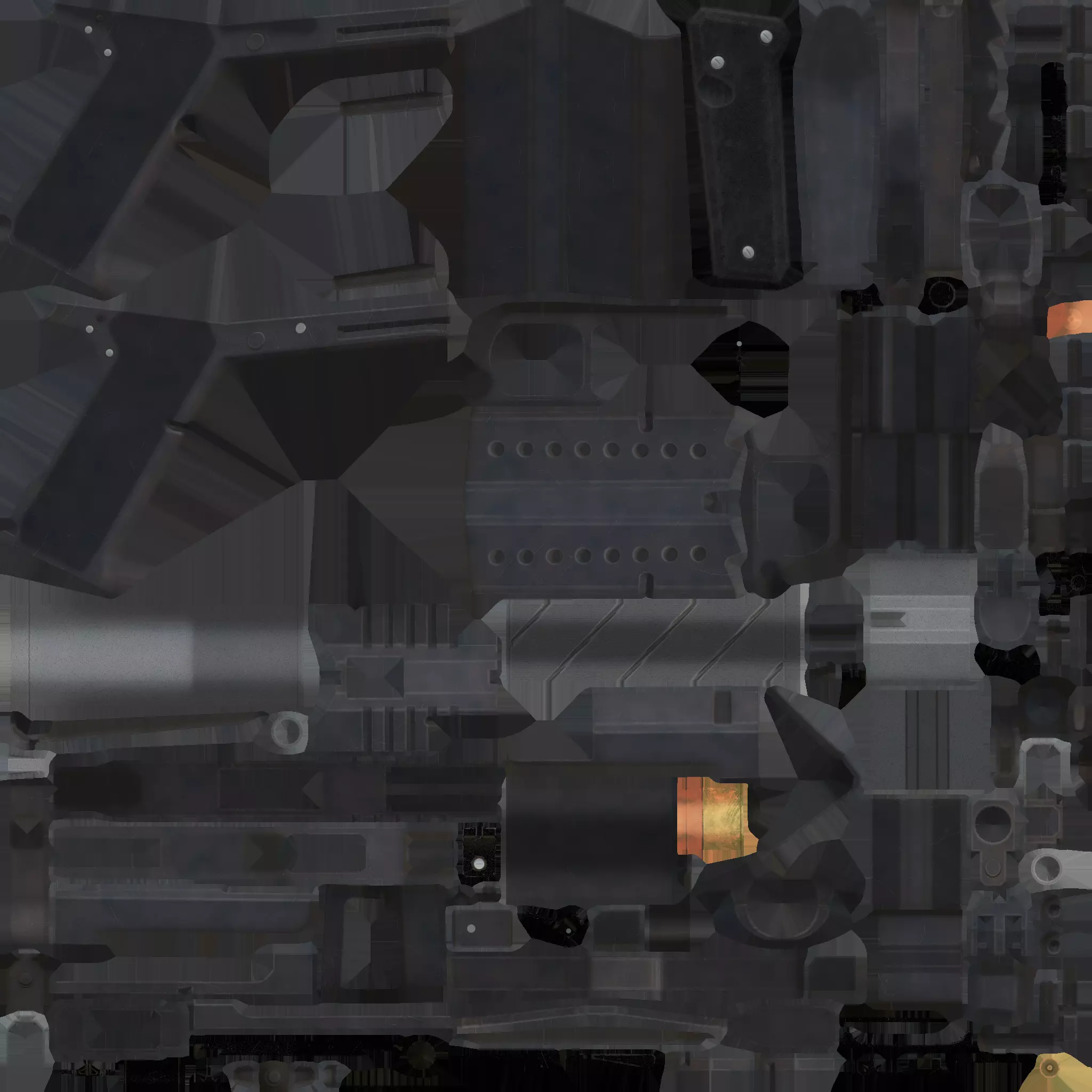 pistol gta san andreas weapon Free 3D model_0