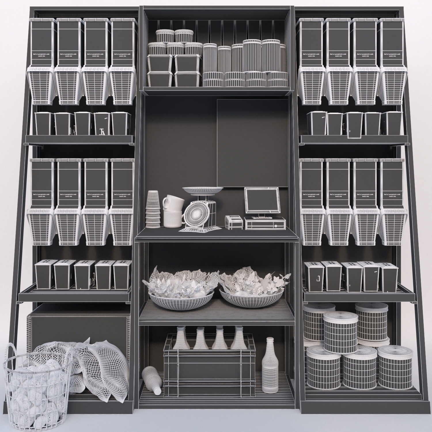 Market Place 2 3D model_2