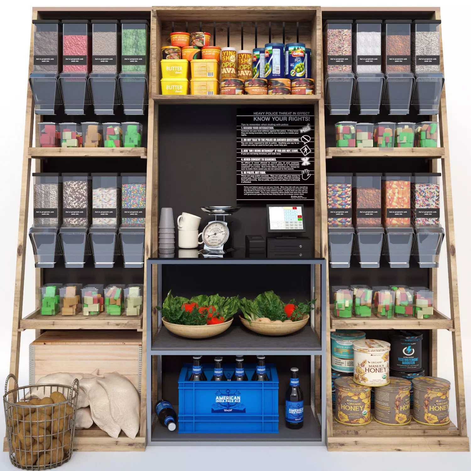 Market Place 2 3D model_0