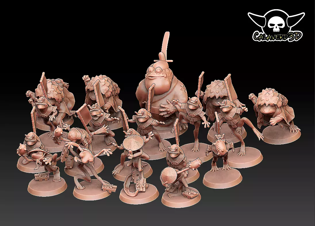 Frog Team  Custom for Fantasy football  3D print model_0