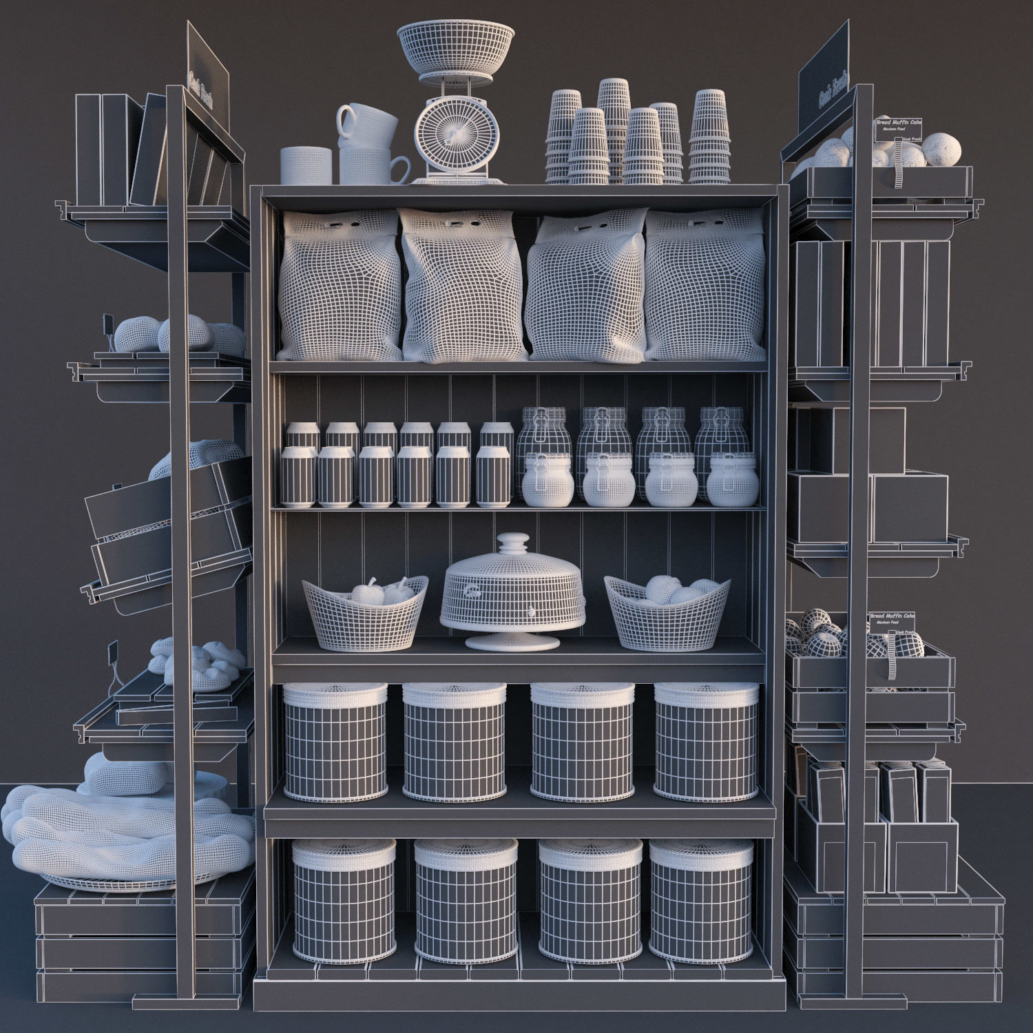 Market Place 4 3D model_3