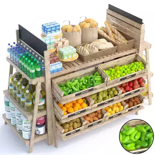 Market Place 5 3D model