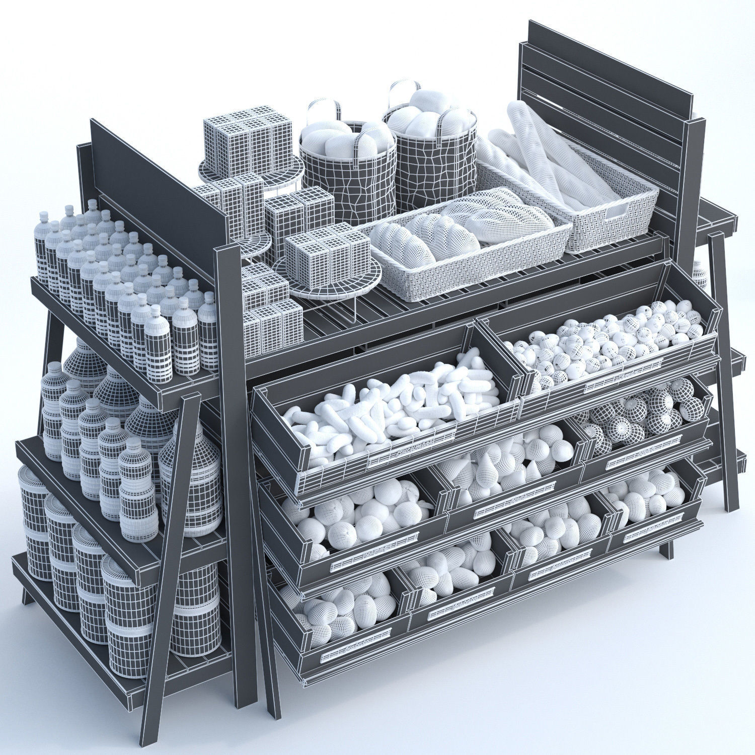 Market Place 5 3D model_3