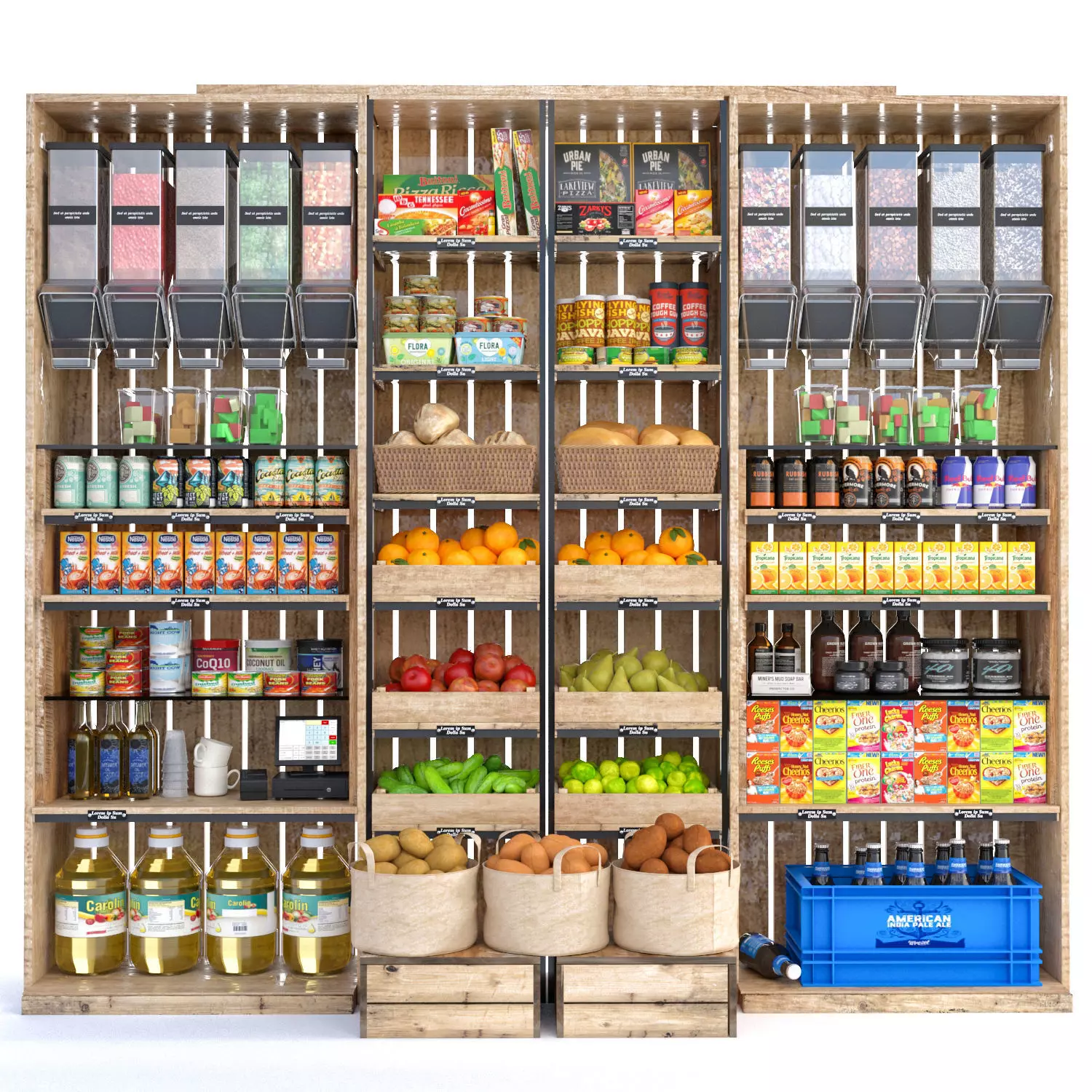 Market Place 6 3D model_0