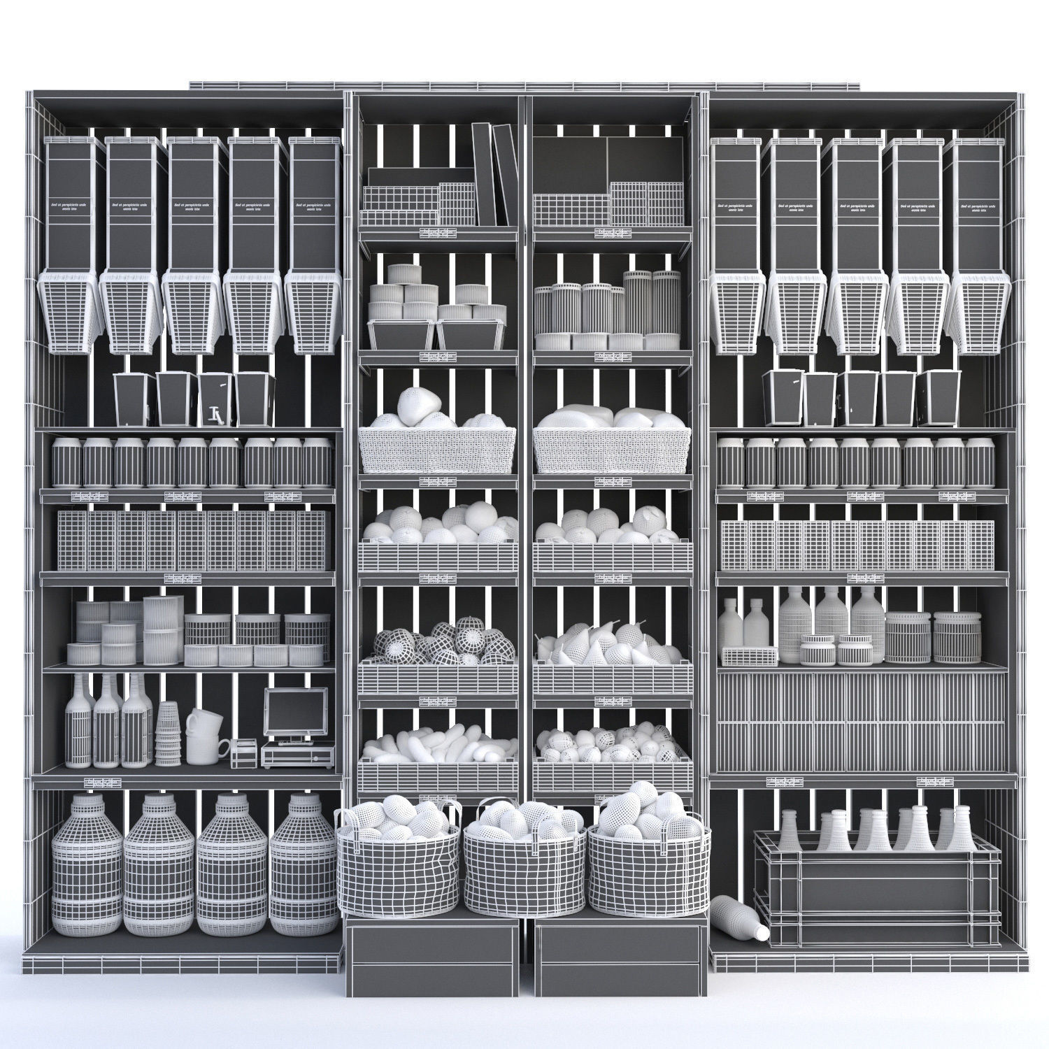 Market Place 6 3D model_1