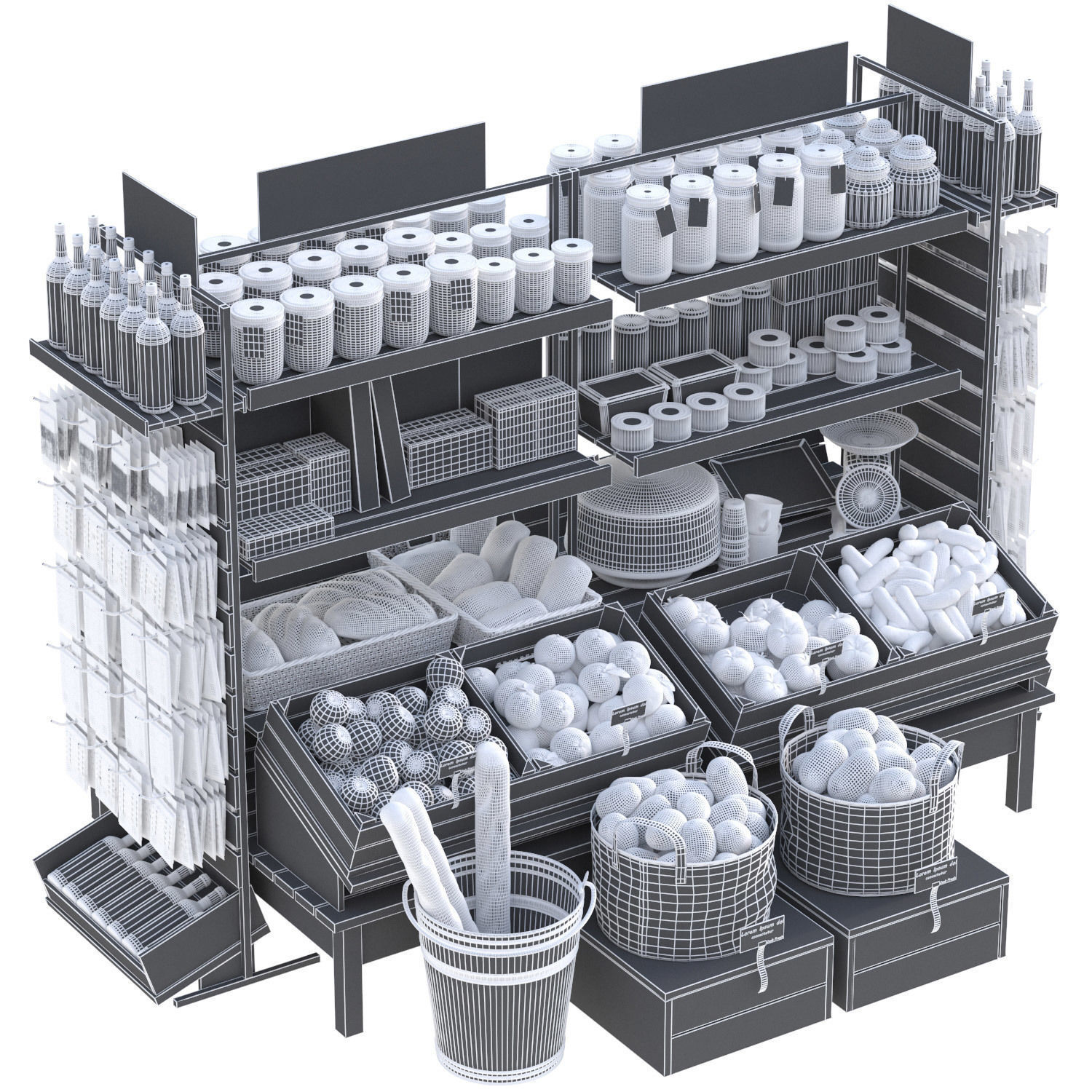 Market Place 7 3D model_2