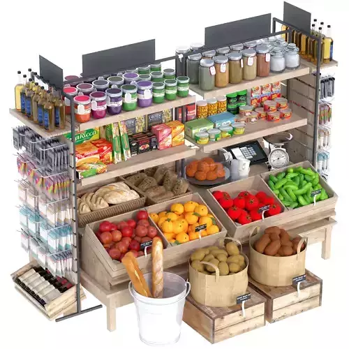 Market Place 7 3D model