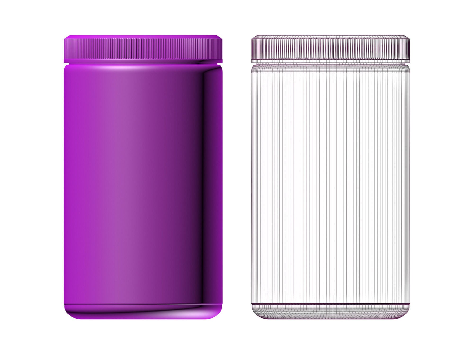 Complete Supplements 3d Models Pack 3D model_9