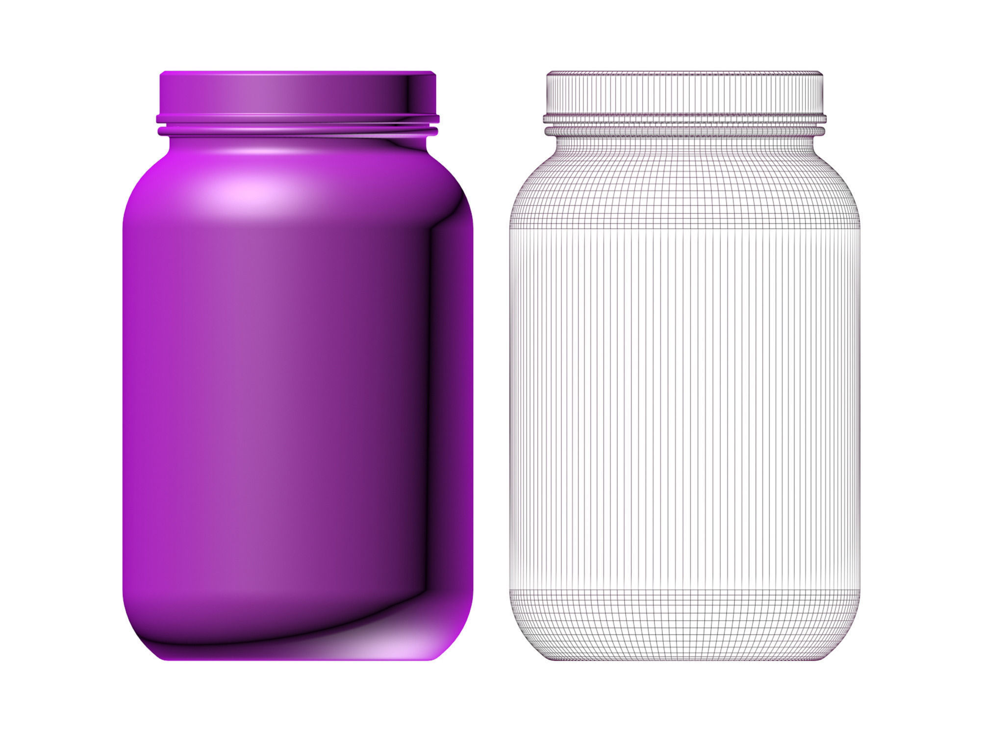 Complete Supplements 3d Models Pack 3D model_7