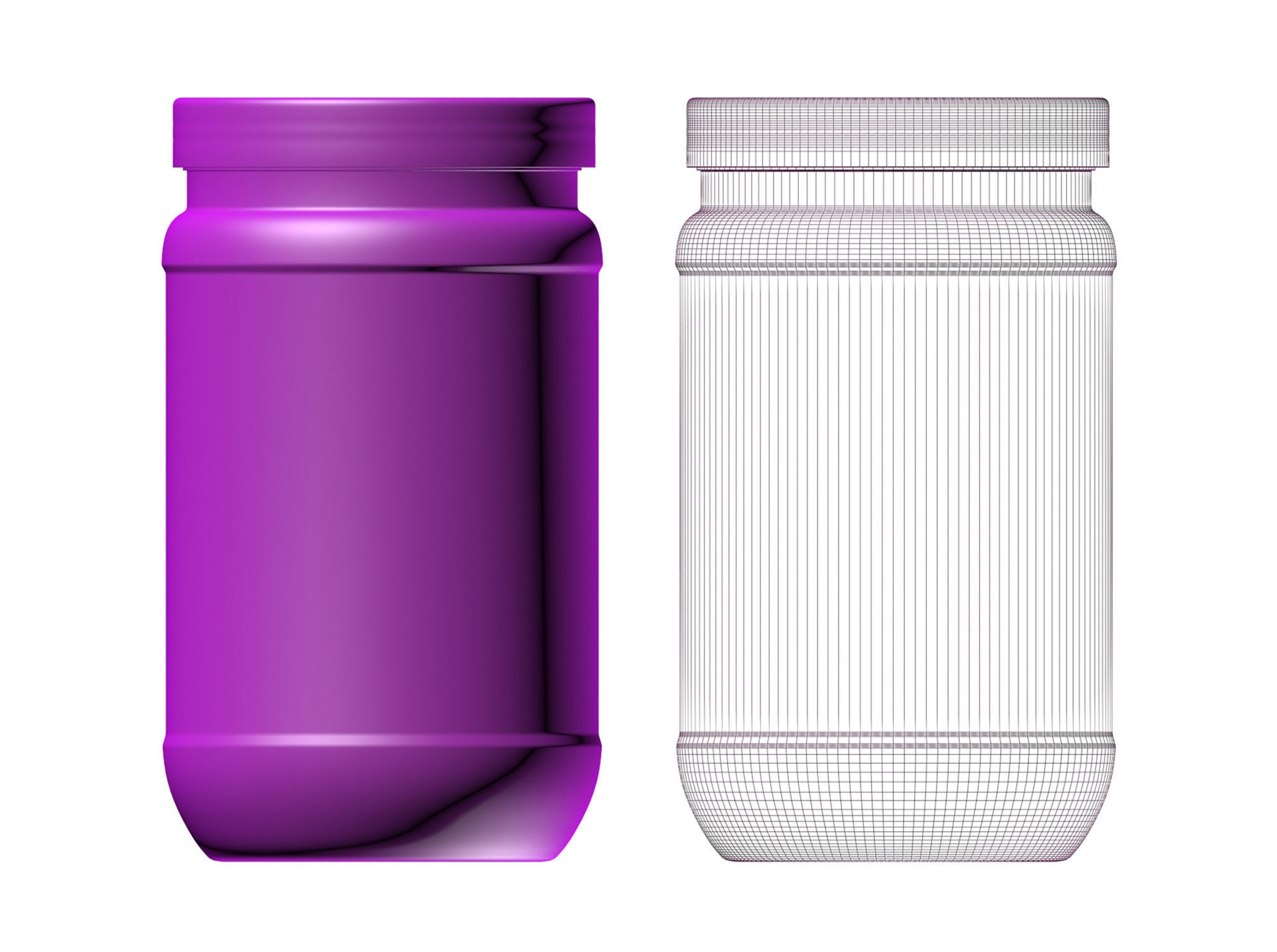 Complete Supplements 3d Models Pack 3D model_8