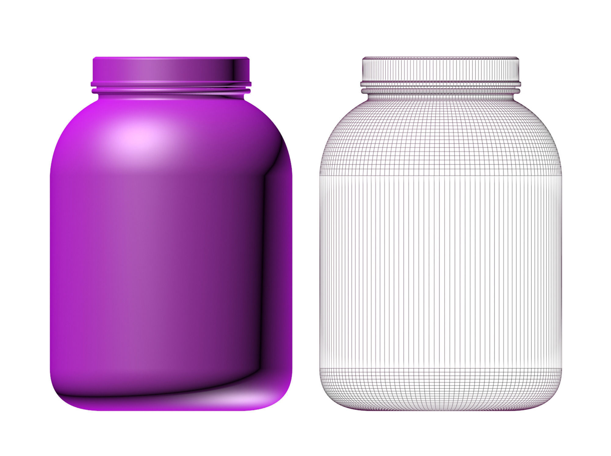 Complete Supplements 3d Models Pack 3D model_10