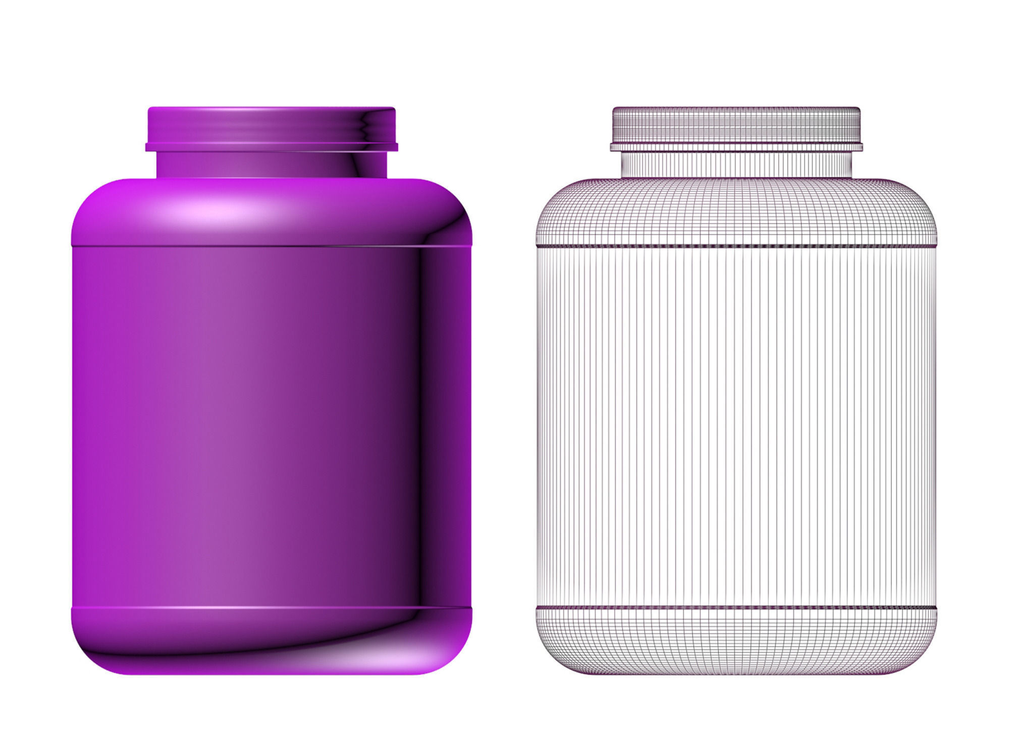 Complete Supplements 3d Models Pack 3D model_11