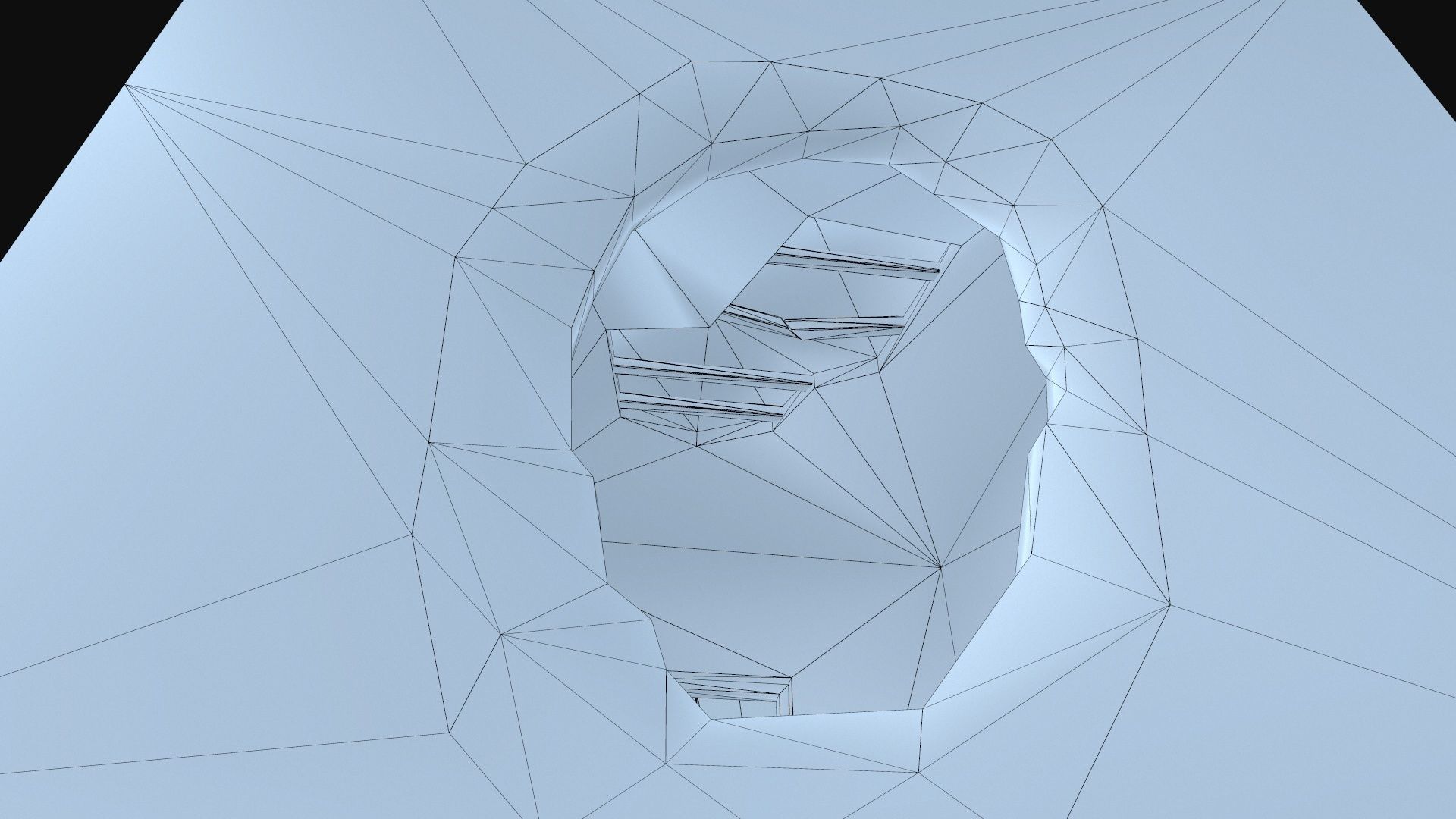 Crypt or a cottage  Low-poly 3D model_8