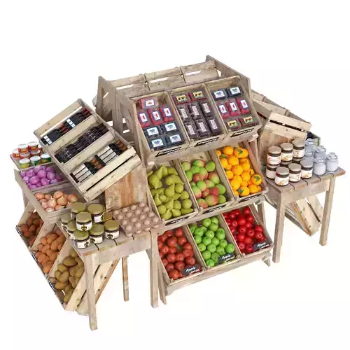 Market Place 8 3D model